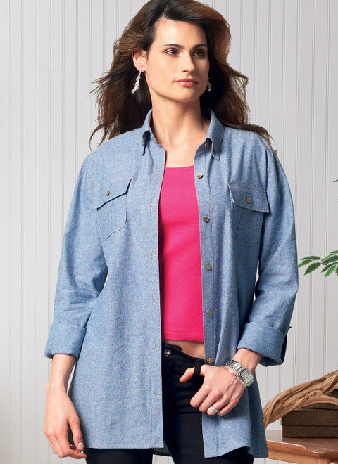 Butterick Schnittmuster B6841 Unisex Shirts