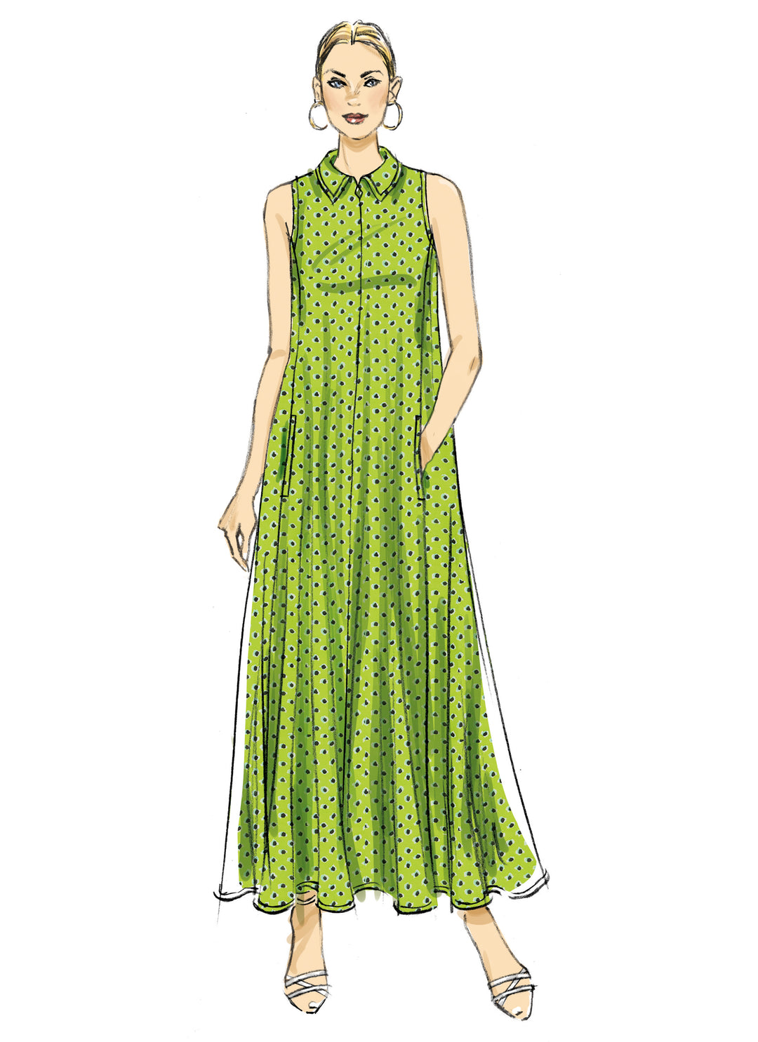 Butterick Schnittmuster B6994 Damen Kleid