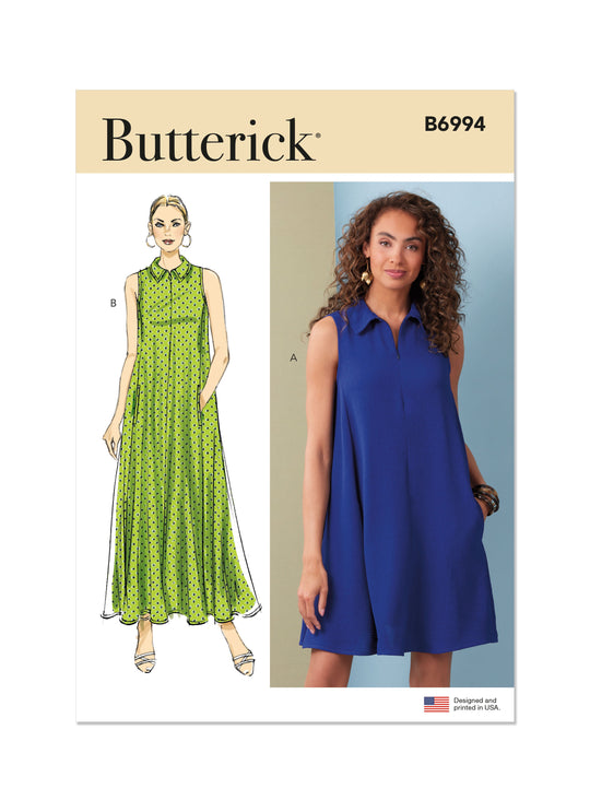 Butterick Schnittmuster B6994 Damen Kleid