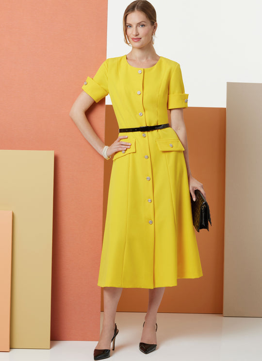 Butterick Schnittmuster B7005 Damen Kleid