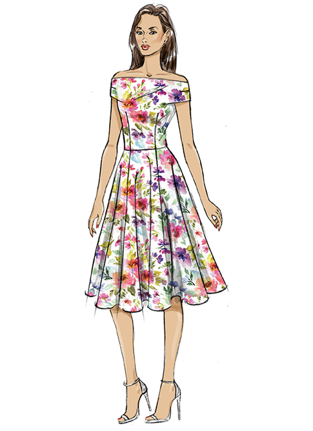 Butterick Schnittmuster B7006 Damen Kleid