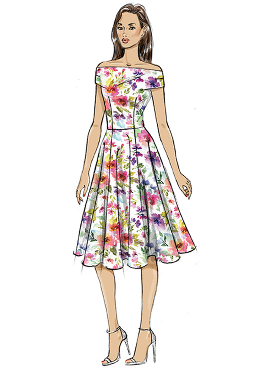 Butterick Schnittmuster B7006 Damen Kleid
