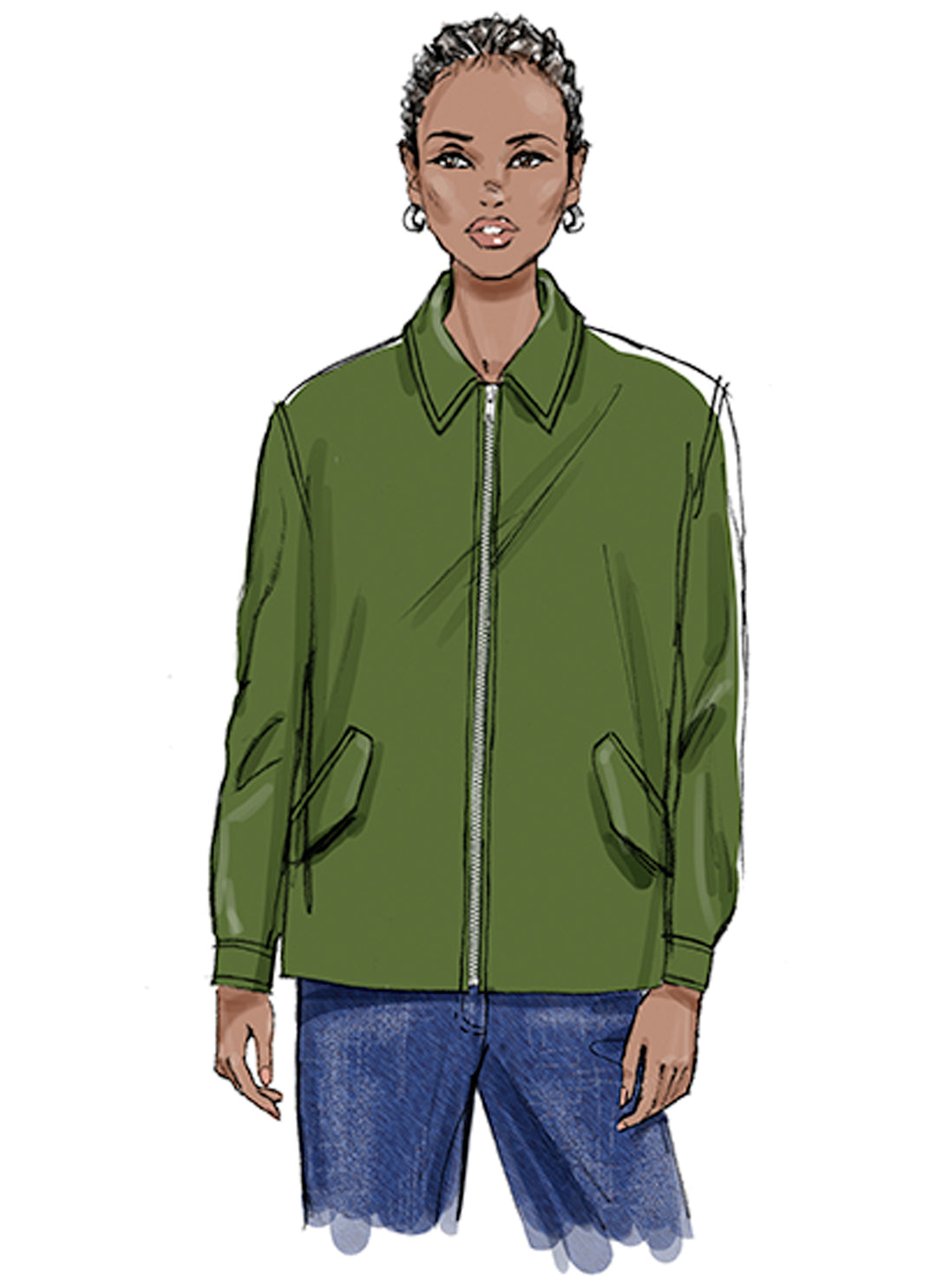 Butterick Schnittmuster B7008 Damen Jacke