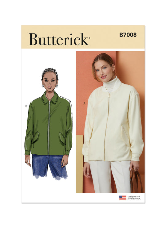 Butterick Schnittmuster B7008 Damen Jacke