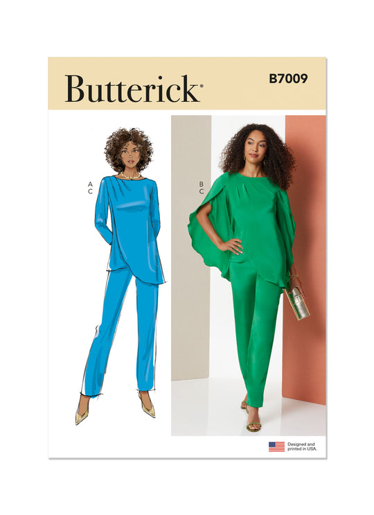Butterick Schnittmuster B7009 Damen Sportbekleidung