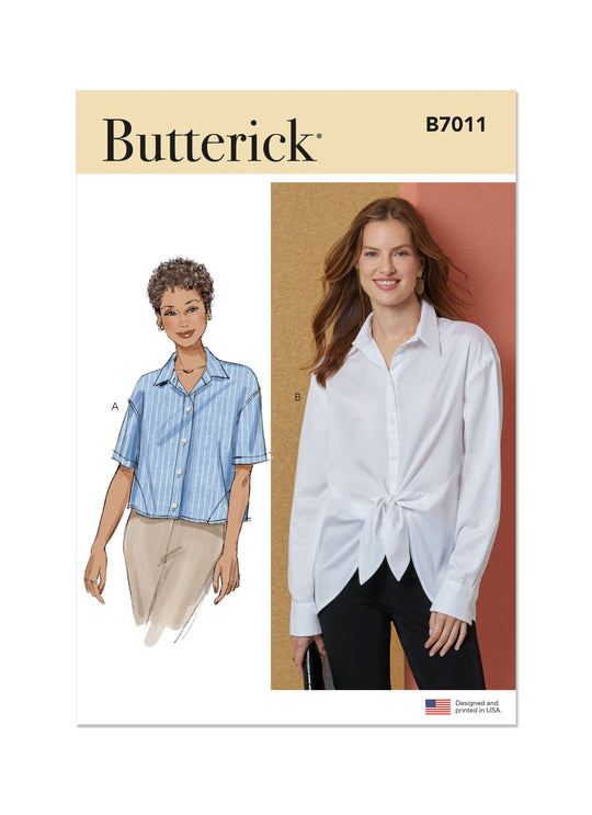 Butterick Schnittmuster B7011 Damen TOP