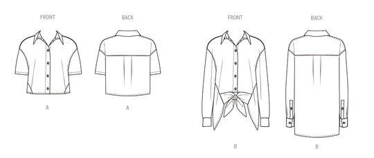 Butterick Schnittmuster B7011 Damen TOP