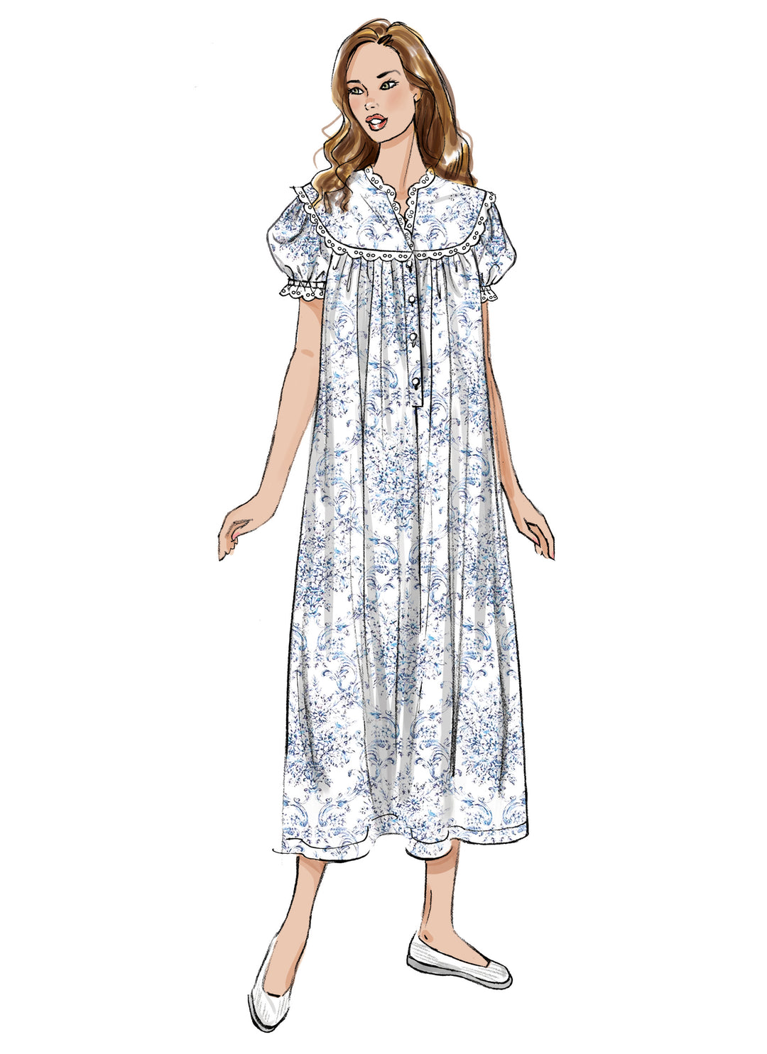 Butterick Schnittmuster B7015 Damen Schlafbekleidung