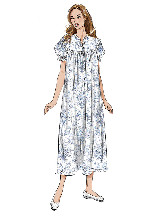 Butterick Schnittmuster B7015 Damen Schlafbekleidung