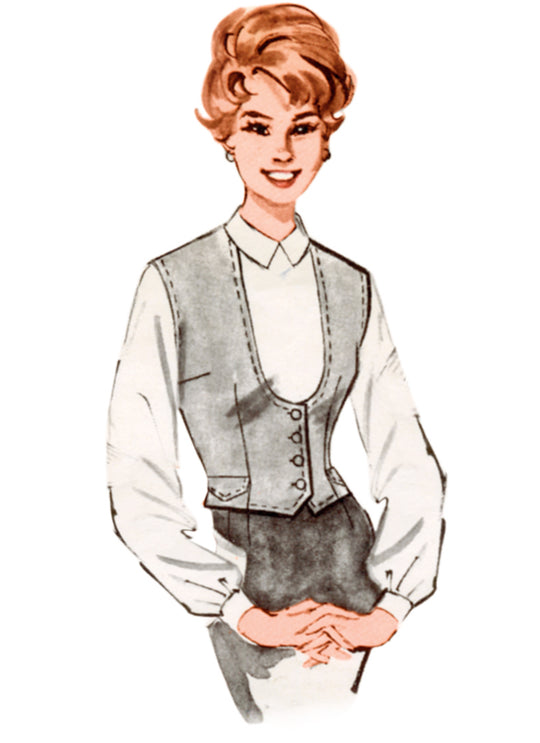 Butterick Schnittmuster B7018 Damen Weste