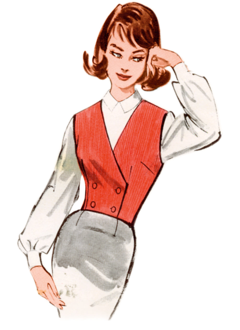 Butterick Schnittmuster B7018 Damen Weste