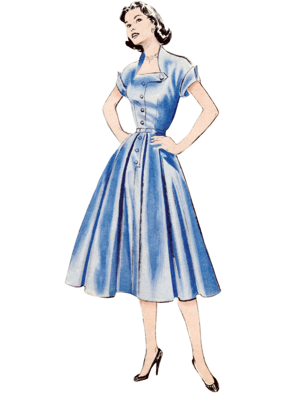 Butterick Schnittmuster B7019 Damen Kleid