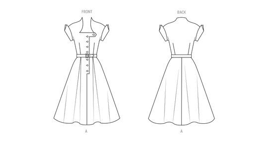 Butterick Schnittmuster B7019 Damen Kleid