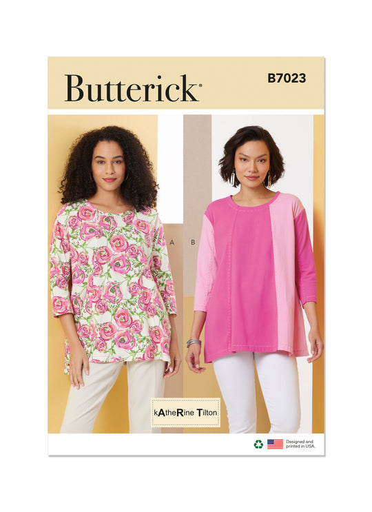 Butterick Schnittmuster  B7023 Damen Strick-Tunika von  Katherine Tilton