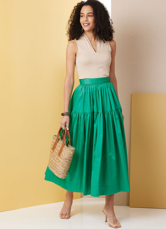 Butterick Schnittmuster  B7025 Damen Rock