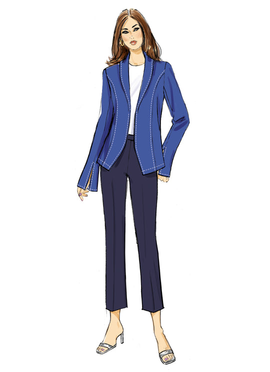 Butterick Schnittmuster  B7026 Damen Jacke von  Palmer/Pletsch Tammie Ponstler