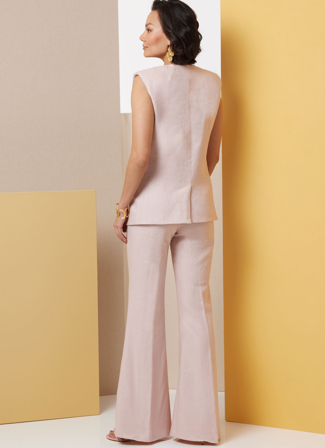 Butterick Schnittmuster  B7027 Damen Weste und Hose