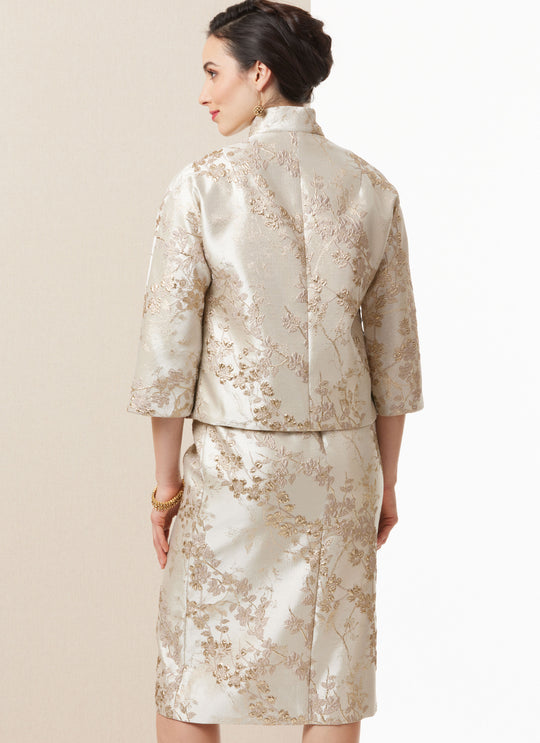 Butterick Schnittmuster  B7035 Damen Kleid, Jacke, Umhang und Überrock