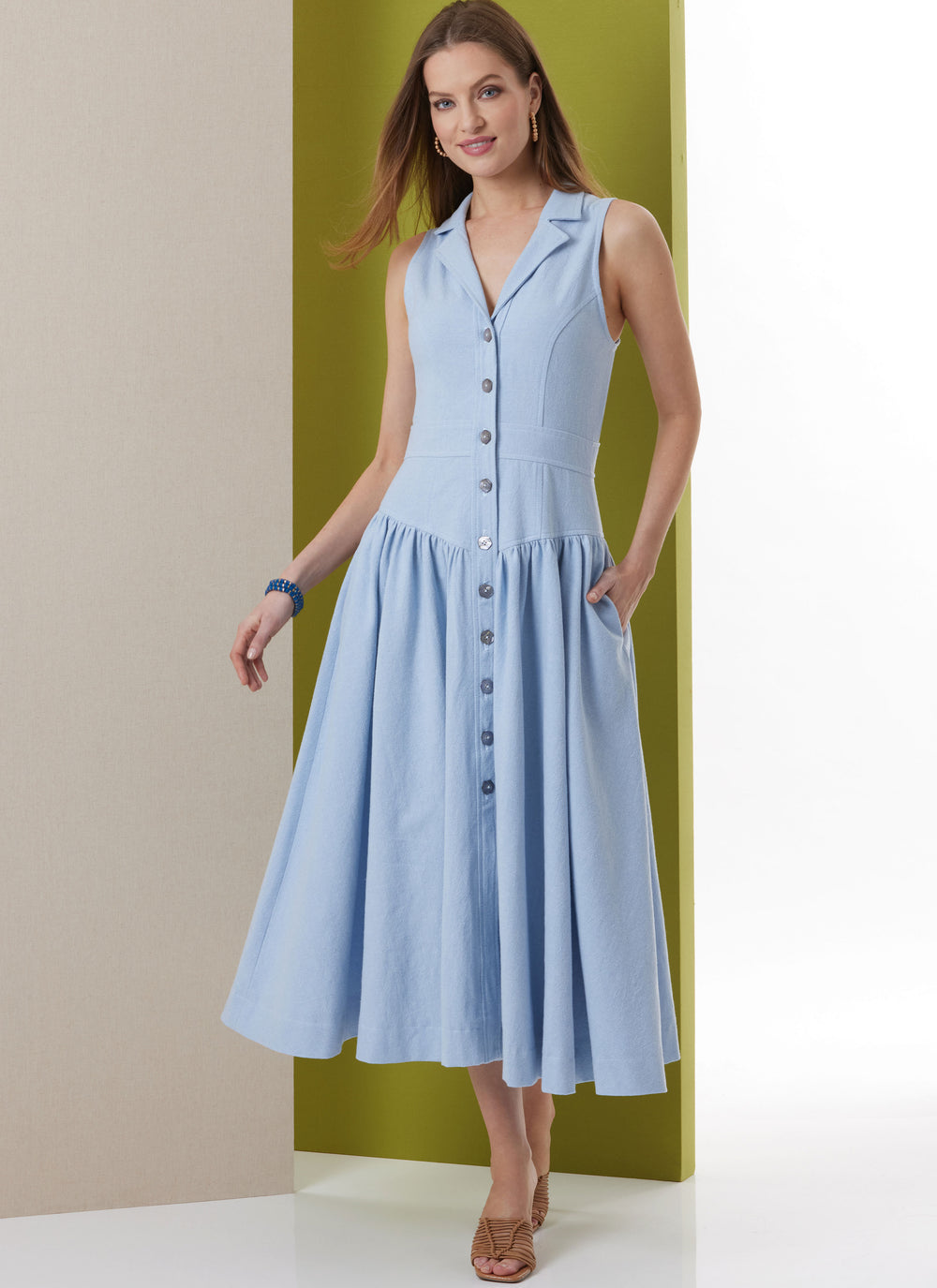 Butterick Schnittmuster B7037 Damen Kleid