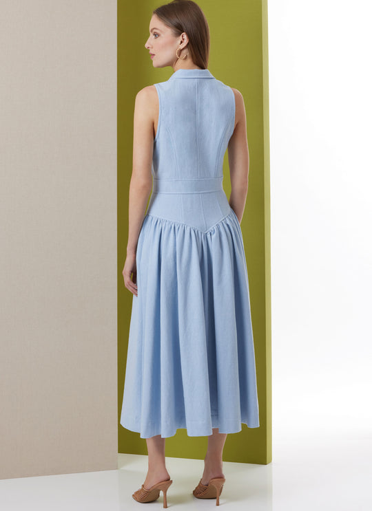 Butterick Schnittmuster B7037 Damen Kleid