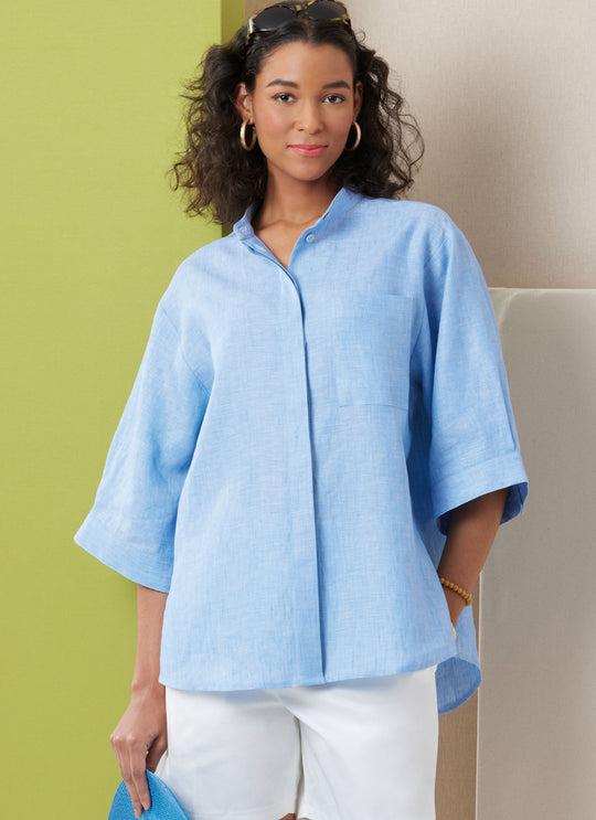 Butterick Schnittmuster B7041 Damen Bluse