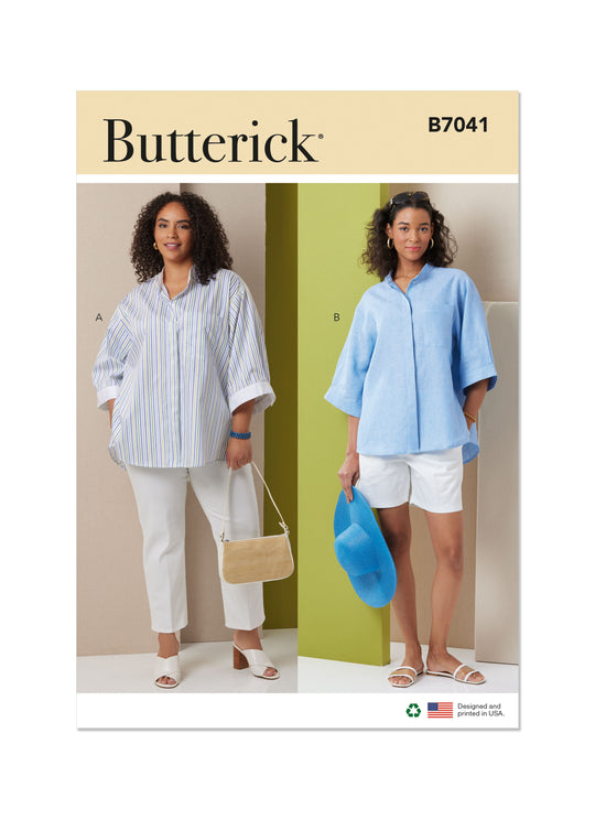 Butterick Schnittmuster B7041 Damen Bluse