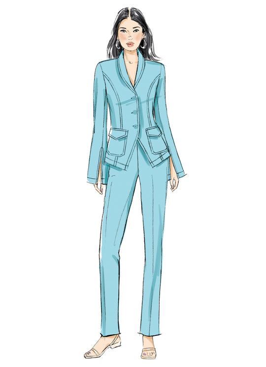 Butterick Schnittmuster B7042 Damen Hose von Palmer Pletsch