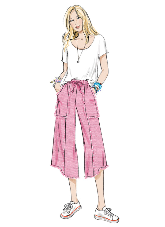Butterick Schnittmuster B7043 Damen Hose