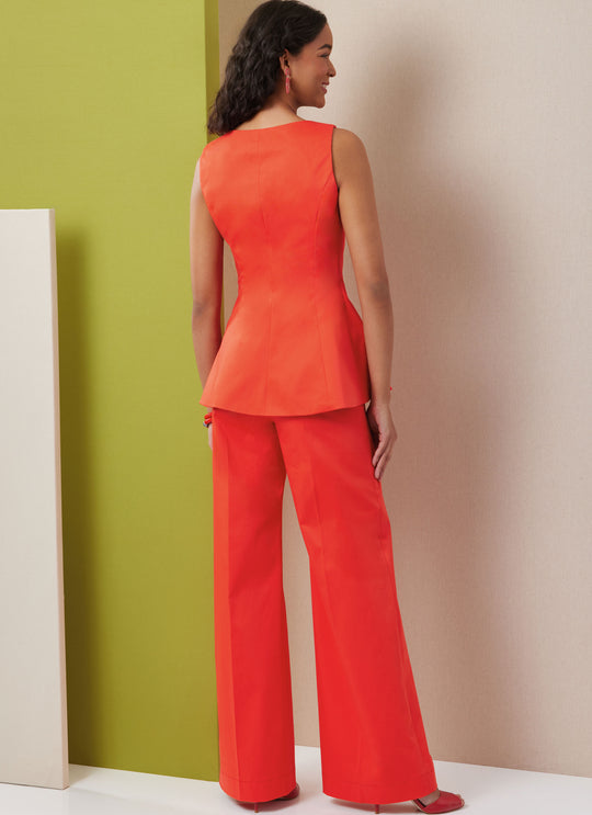 Butterick Schnittmuster B7046 Damen Top and Pants