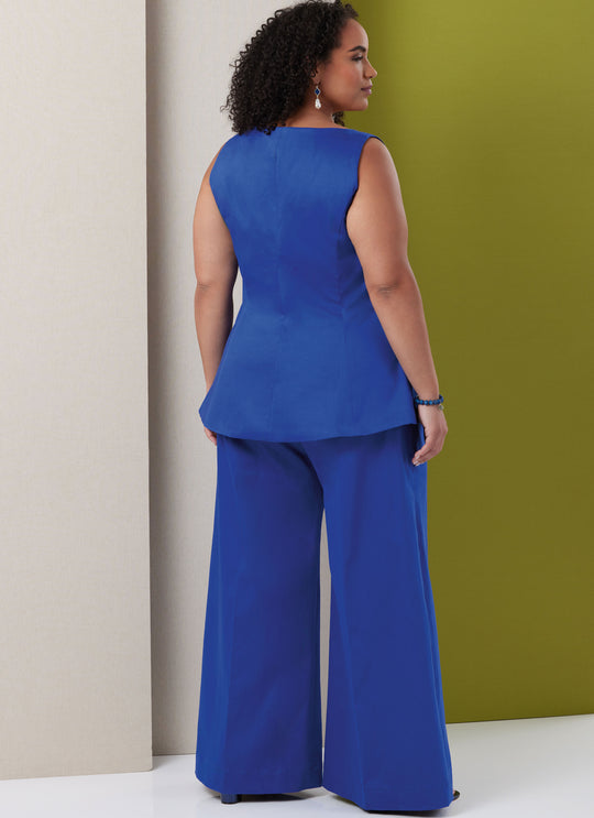 Butterick Schnittmuster B7046 Damen Top and Pants