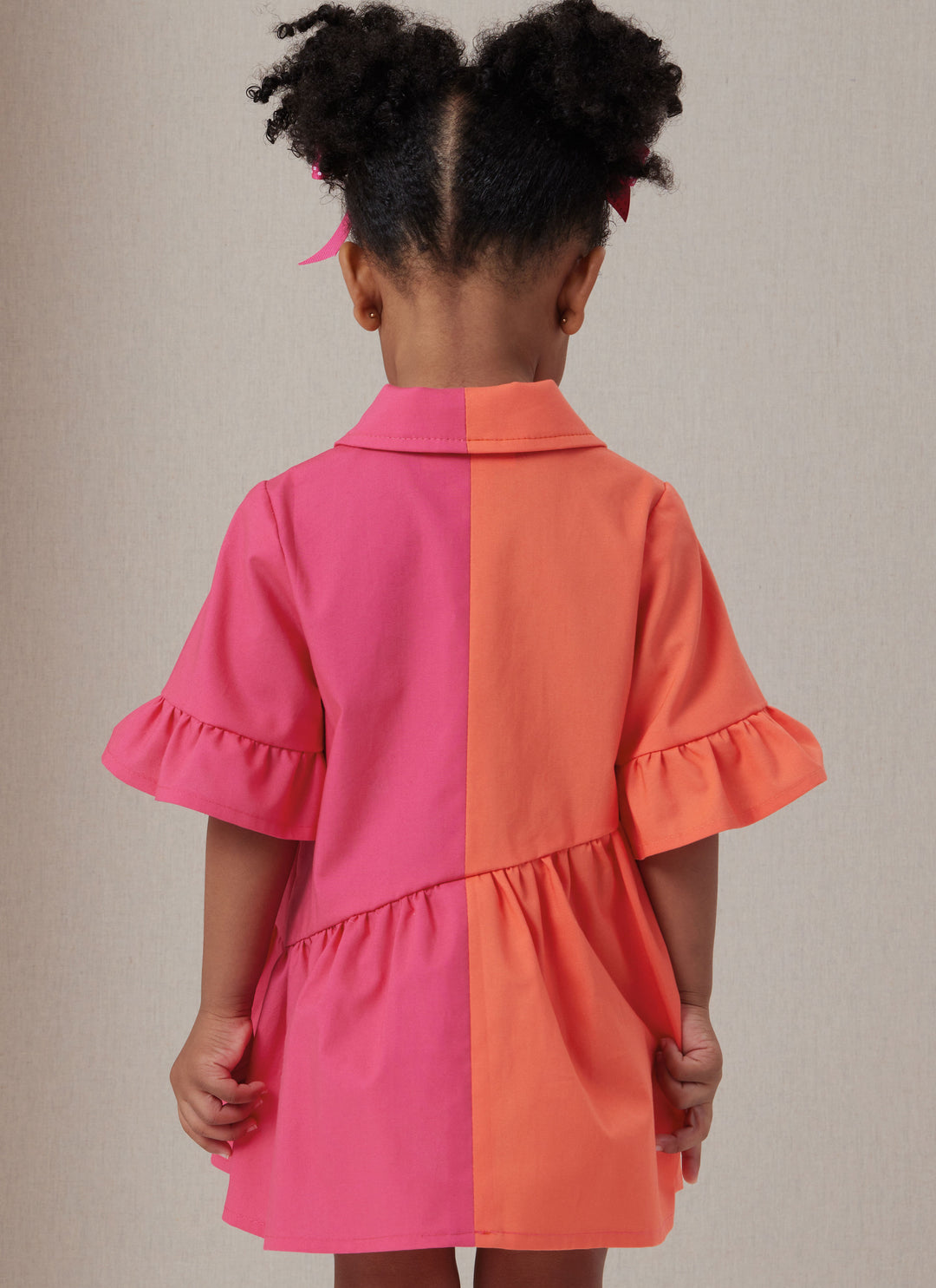 Butterick Schnittmuster B7049 Kleid für Kleinkinder mit verscheidenen Armlängen