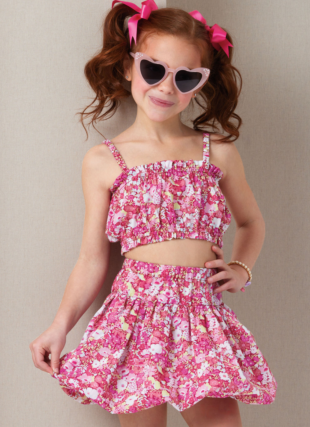 Butterick Schnittmuster B7050 Kinder Top und Rock