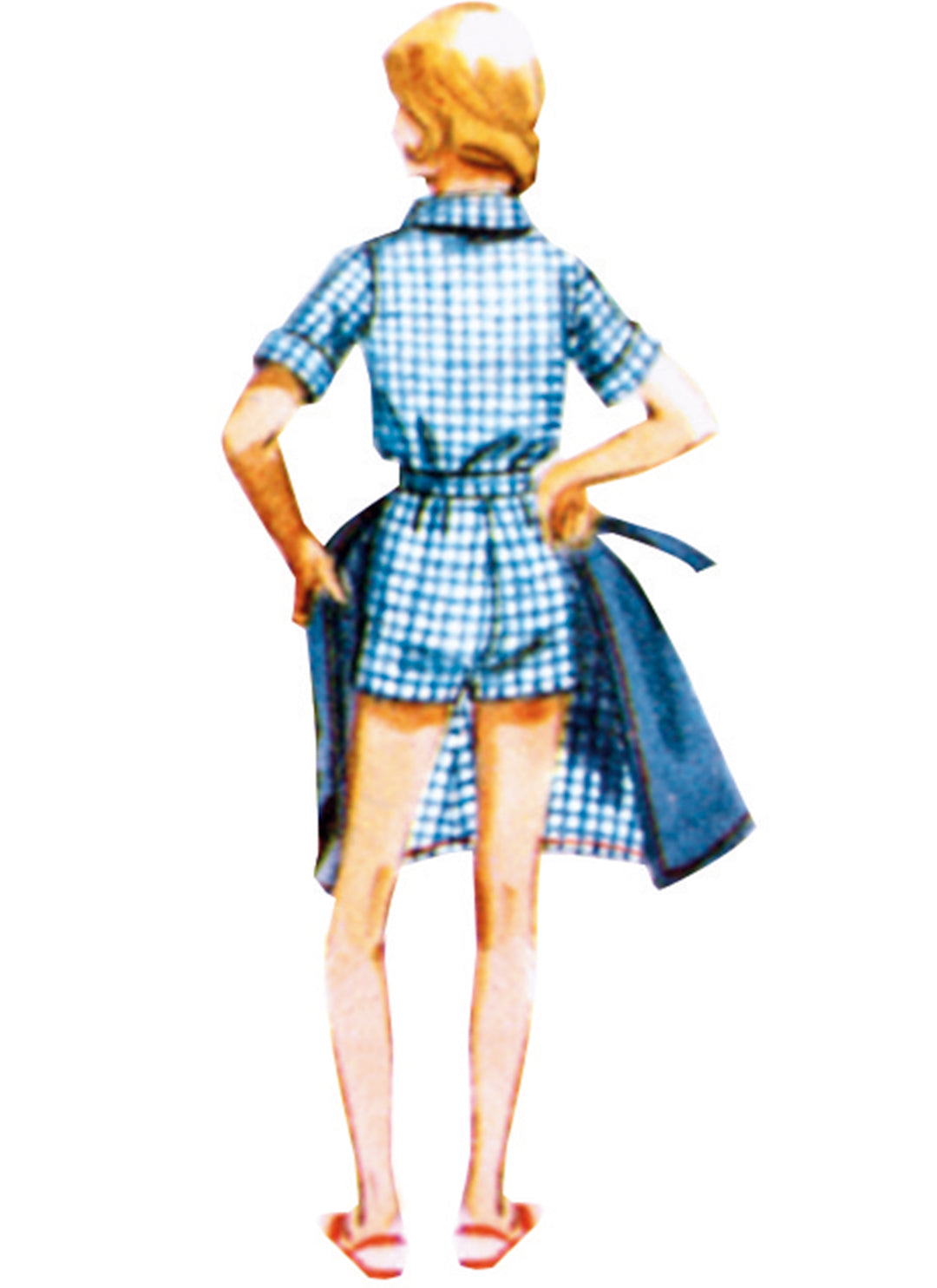 Butterick Schnittmuster B7053 Vintage Pullover, Rock, Shorts und Bluse für Damen