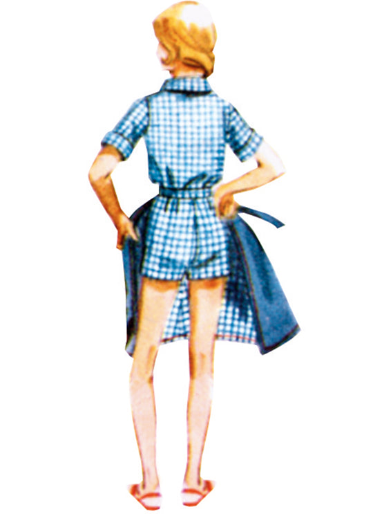Butterick Schnittmuster B7053 Vintage Pullover, Rock, Shorts und Bluse für Damen