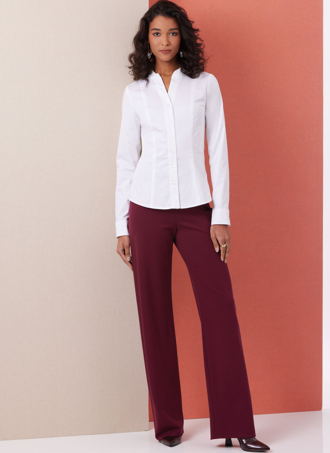 Butterick Schnittmuster B7055 – Damenbluse mit Prinzessnähten von Palmer/Pletsch