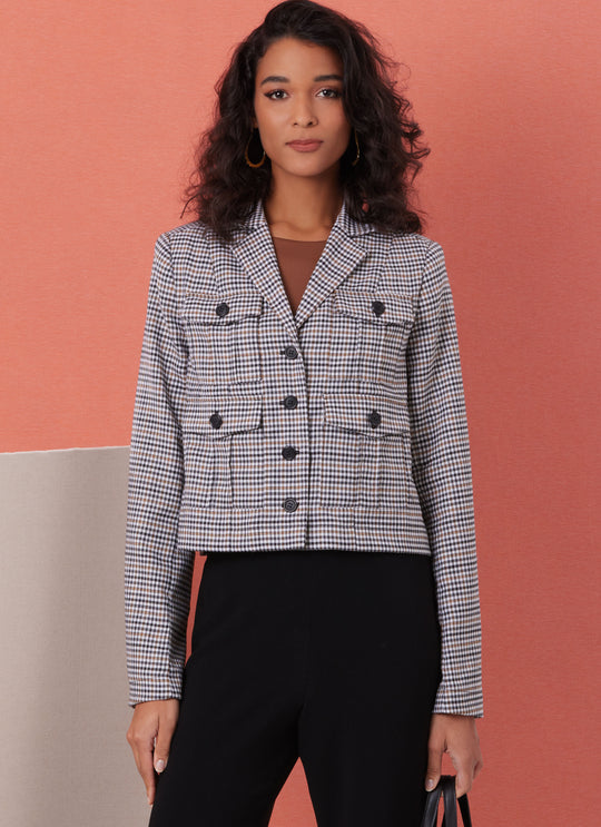 Butterick  Schnittmuster B7059 Jacke für Damen in zwei Längen