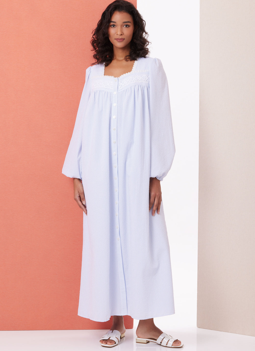 Butterick  Schnittmuster B7062 Damen-Morgenmantel und Nachthemd