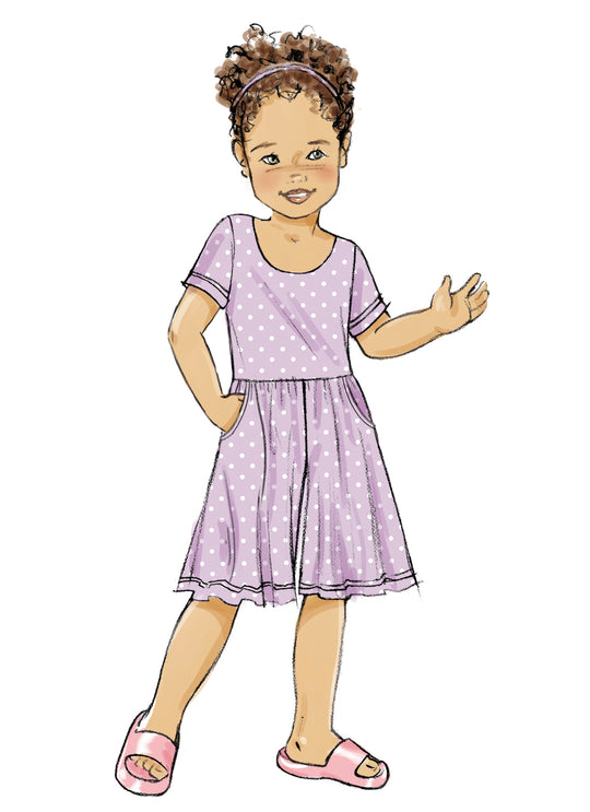 Butterick Schnittmuster B7064 – Strick-Jumpsuit für Damen & Kinder