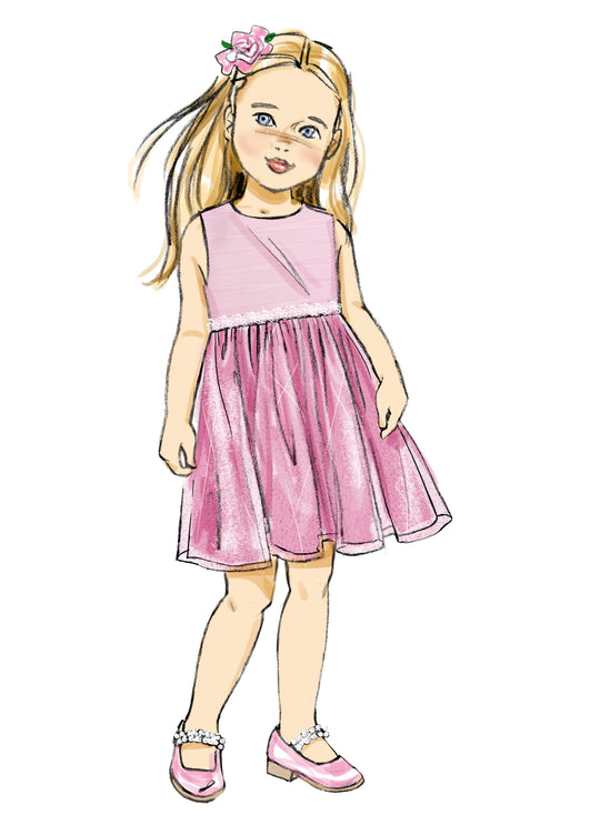Butterick Schnittmuster B7068 – Kinder Jacke, Mantel & Kleid