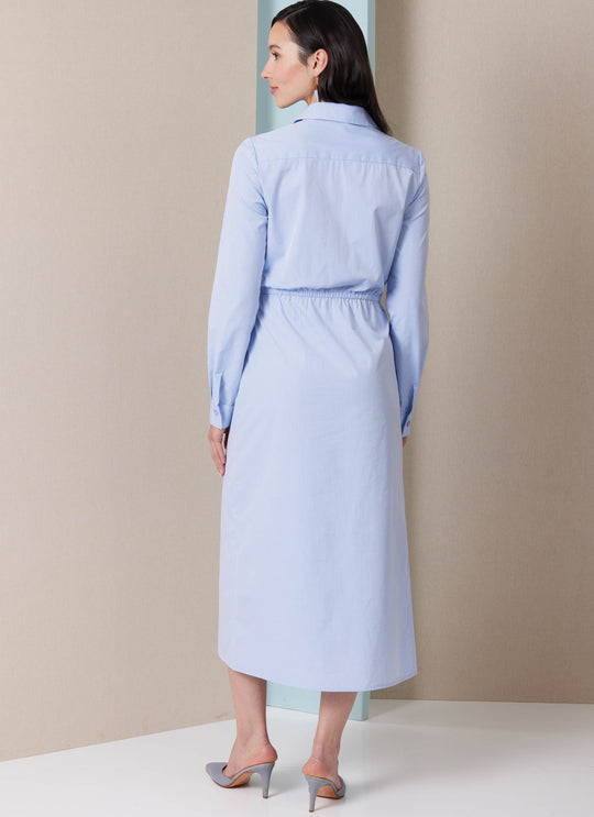 Butterick B7075 – Damen-Wickelkleid in zwei Längen
