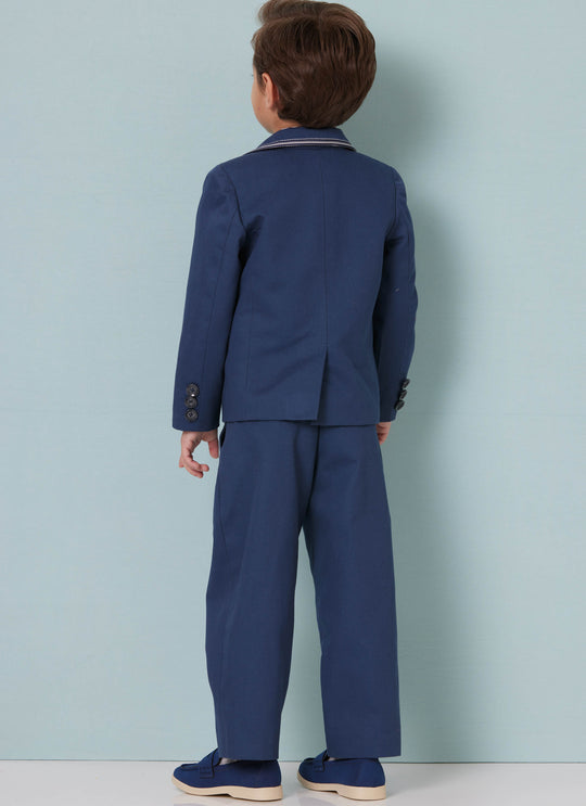 Butterick Schnittmuster B7087 – Jungen Blazer & Hose