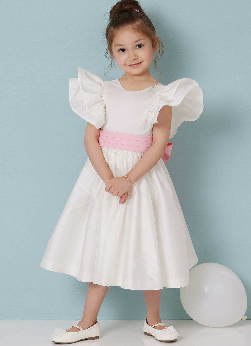 Butterick Schnittmuster B7088 – Kinderkleid in zwei Längen mit Schleife