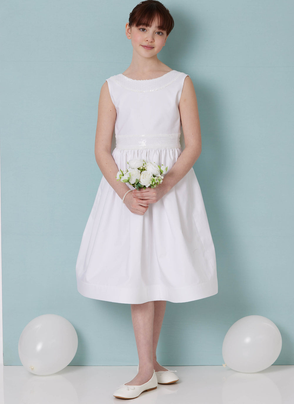 Butterick Schnittmuster B7089 – Mädchenkleid mit Ärmelvarianten