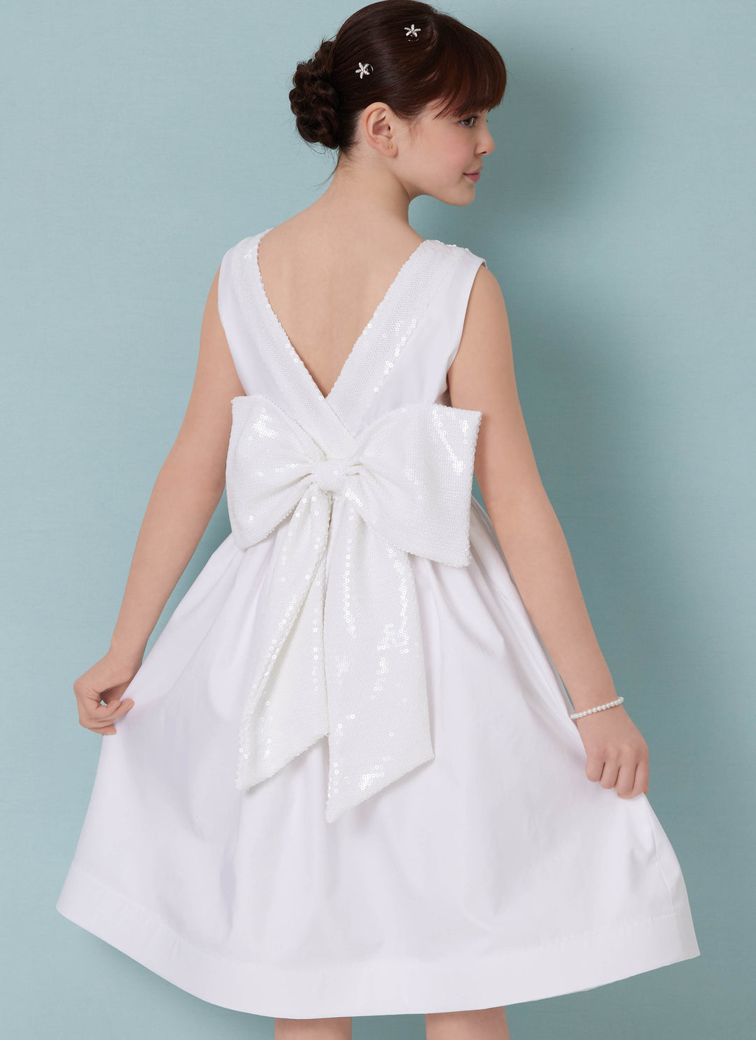 Butterick Schnittmuster B7089 – Mädchenkleid mit Ärmelvarianten
