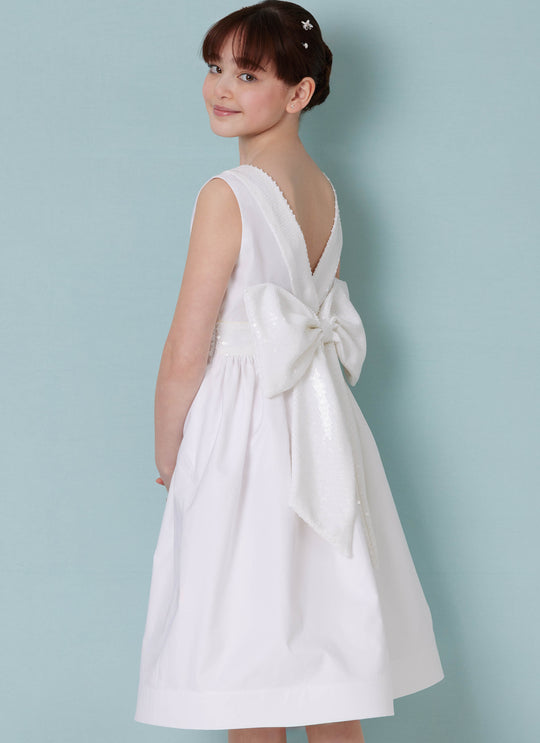 Butterick Schnittmuster B7089 – Mädchenkleid mit Ärmelvarianten