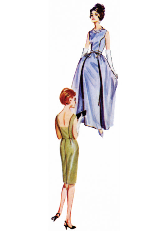 Butterick B7092 – Vintage Abendkleid der 1960er Jahre
