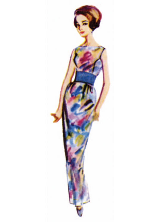 Butterick B7092 – Vintage Abendkleid der 1960er Jahre