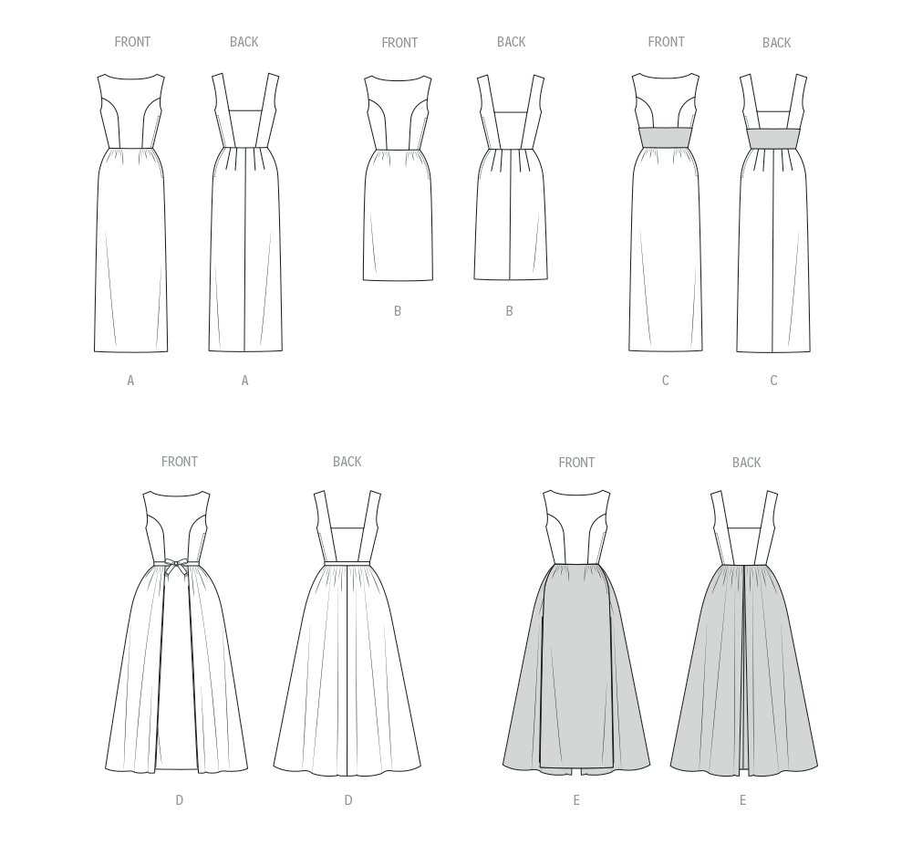 Butterick B7092 – Vintage Abendkleid der 1960er Jahre