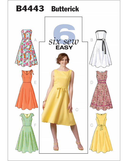 Butterick Schnittmuster B4443 – Damen Kleid mit Miedervarianten
