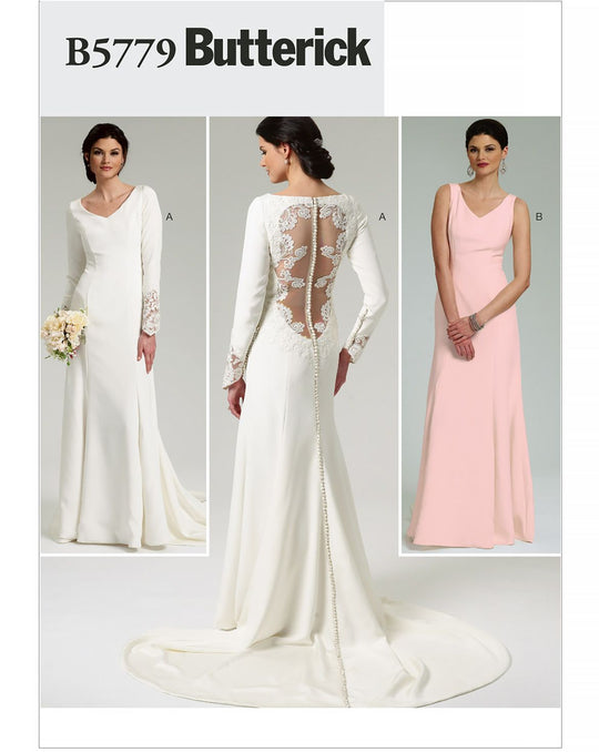 Butterick Schnittmuster B5779 Damen Brautkleid